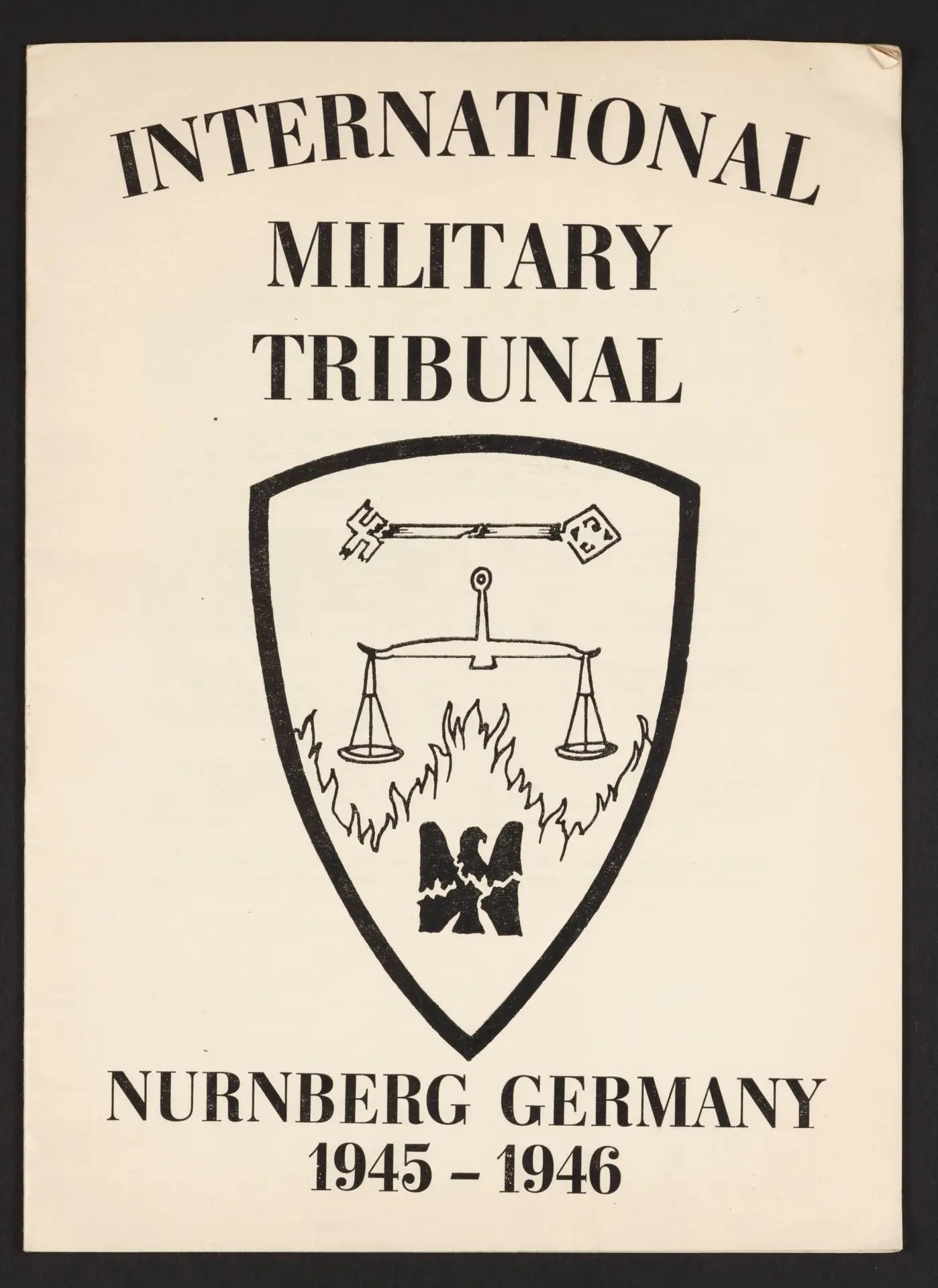 Booklet: “International Military Tribunal”