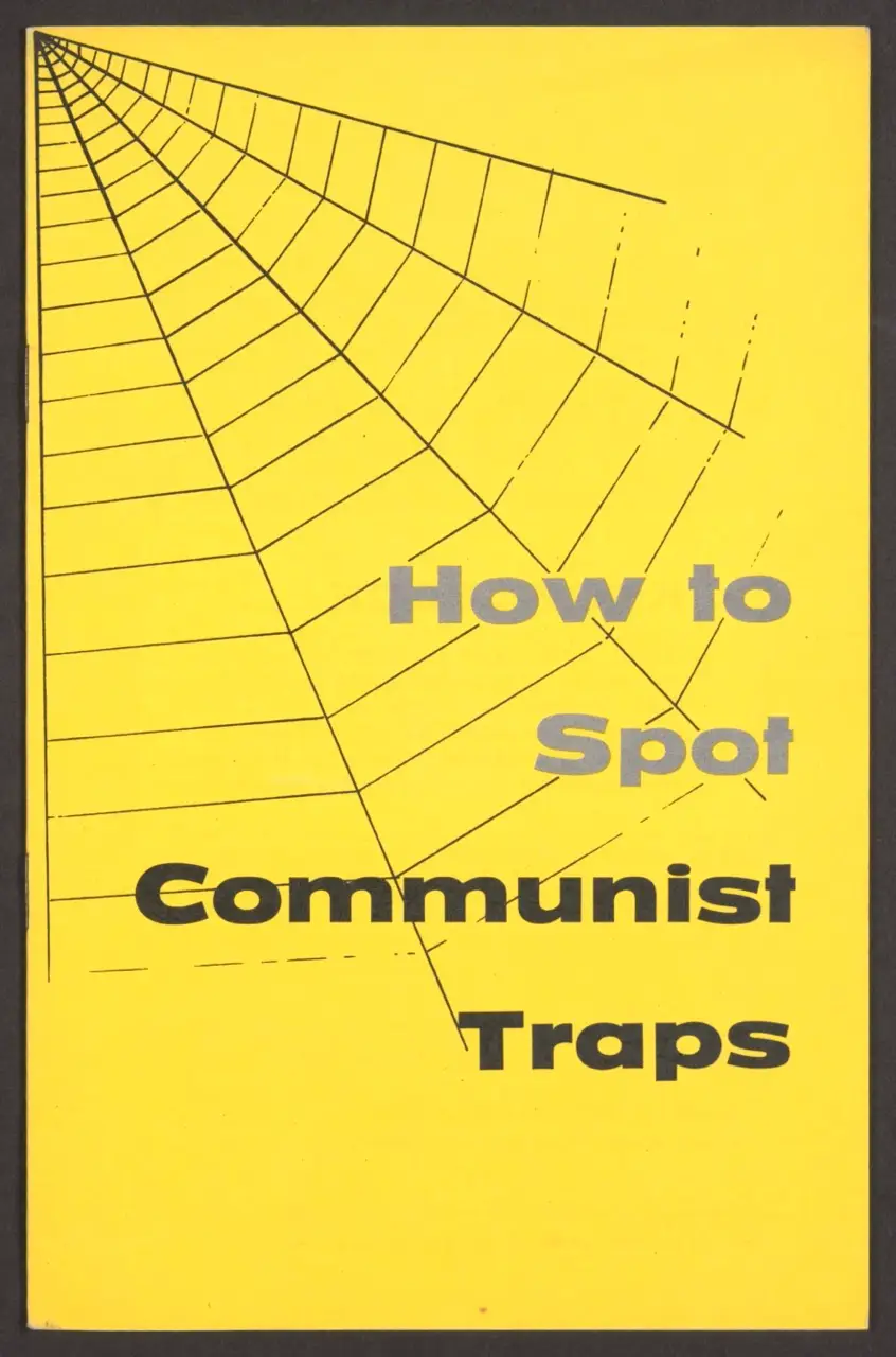 Pamphlet: “How to Spot Communist Traps”