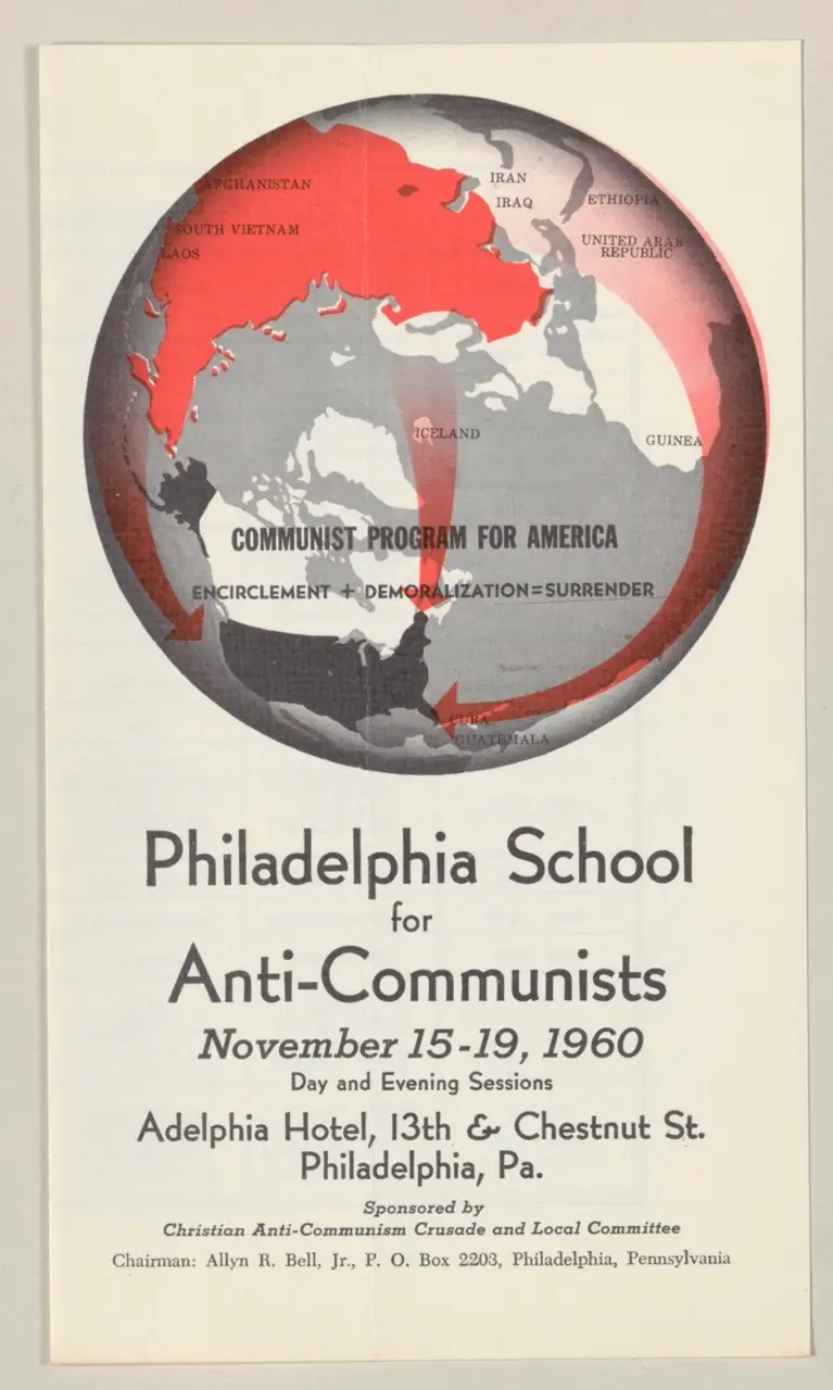 Pamphlet: “Philadelphia School for Anti-Communists”