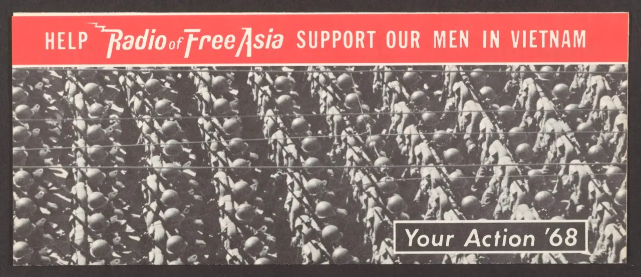Pamphlet: “Help Radio of Free Asia: Support Our Men in Vietnam—Your Action ’68”