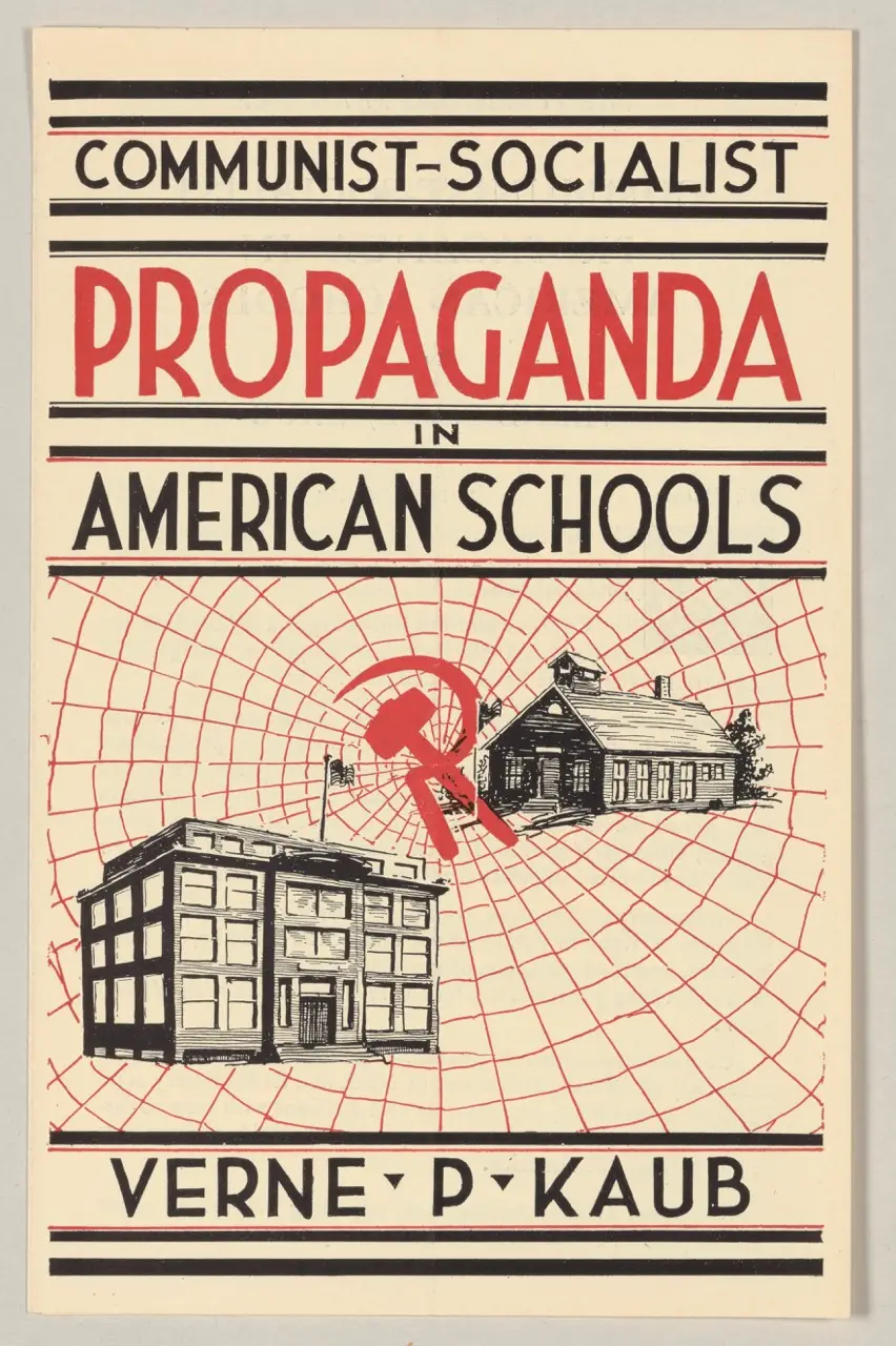 Pamphlet: “Communist–Socialist Propaganda in American Schools” (1953)
