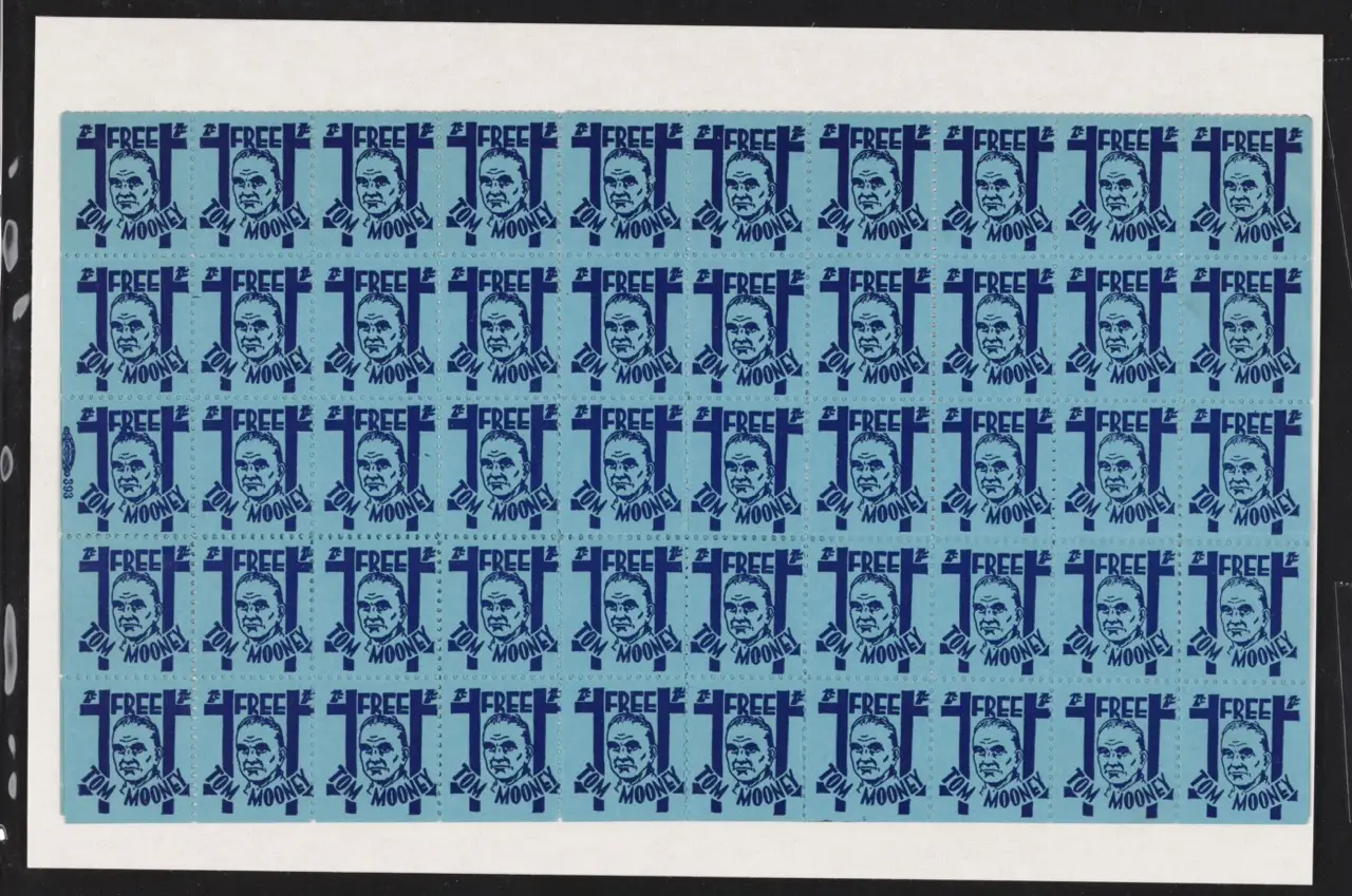 Protest Stamps: “Free Tom Mooney”